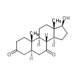 CAS#: 55541-91-8, (5alpha,17beta)-17-Hydroxyandrostane-3,7-Dione