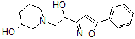 CAS 登录号：55578-70-6， 3-羟基-alpha-(5-苯基-3-异恶唑基)-1-哌啶乙醇