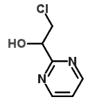 CAS#: 556025-73-1, 2-Chloro-1-(2-Pyrimidinyl)Ethanol