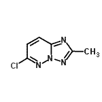CAS#: 55643-82-8, 6-Chloro-2-Methyl[1,2,4]Triazolo[1,5-b]Pyridazine