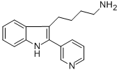 CAS 登录号：556777-74-3， 2-(3-吡啶基)-1H-吲哚-3-丁胺