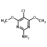 CAS#: 55693-77-1, 5-Chloro-4,6-Dimethoxy-2-Pyrimidinamine