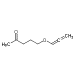 CAS 登录号：55702-69-7， 5-(丙二烯基氧基)-2-戊酮