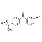 CAS#: 55709-37-0, (3-Methylphenyl)[4-(2-Methyl-2-Propanyl)Phenyl]Methanone