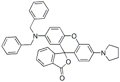 CAS#: 55772-83-3, 2'-(Dibenzylamino)-6'-Pyrrolidinylspiro[Isobenzofuran-1(3H),9'-[9H]Xanthene]-3-One