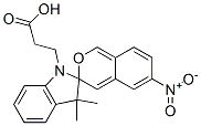 CAS 登录号：55779-26-5， 1-(beta-羧基乙基)-3,3-二甲基-6'-硝基螺(吲哚啉- 2,2'-2H-苯并吡喃)