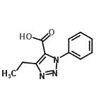 CAS#: 558441-00-2, 4-Ethyl-1-Phenyl-1H-1,2,3-Triazole-5-Carboxylic Acid