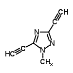 CAS#: 55847-48-8, 3,5-Diethynyl-1-Methyl-1H-1,2,4-Triazole