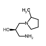 CAS 登录号：558479-20-2， (2R)-1-氨基-3-(2-甲基-1-吡咯烷基)-2-丙醇