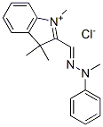 CAS#: 55850-01-6, 1,3,3-Trimethyl-2-[(Methylphenylhydrazono)Methyl]-3H-Indolium Chloride