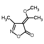 CAS#: 55865-49-1, (4E)-4-(1-Methoxyethylidene)-3-Methyl-1,2-Oxazol-5(4H)-One
