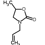 CAS 登录号：55956-20-2， 3-烯丙基-5-甲基-1,3-恶唑烷-2-酮