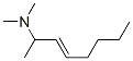 CAS 登录号：55956-31-5， (E)-N,N-二甲基-3-辛烯-2-胺