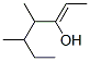 CAS 登录号：55956-37-1， (2Z)-4,5-二甲基-2-庚烯-3-醇