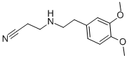 CAS#: 55982-97-3, 3-[(3,4-Dimethoxyphenethyl)Amino]Propanenitrile