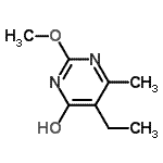 CAS 登录号：55996-09-3， 5-乙基-2-甲氧基-6-甲基-4(1H)-嘧啶酮