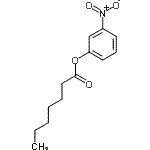 CAS#: 56052-18-7, 3-Nitrophenyl Heptanoate