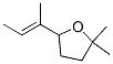 CAS 登录号：56058-69-6， (E)-四氢-2,2-二甲基-5-(1-甲基-1-丙烯基)呋喃