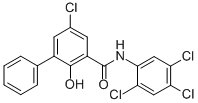 CAS#: 5607-52-3, 5-Chloro-2-Hydroxy-N-(2,4,5-Trichlorophenyl)-(1,1'-Biphenyl)-3-Carboxamide