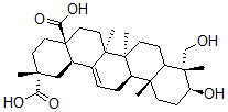 CAS#: 56283-68-2, 3beta,23-Dihydroxyolean-12-Ene-28,30-Dioic Acid