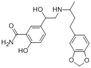 CAS 登录号：56290-94-9， 5-[2-[[3-(1,3-苯并二氧戊环-5-基)-1-甲基丙基]氨基]-1-羟基乙基]水杨酰胺