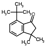 CAS 登录号：56298-78-3， 3,3-二甲基-7-(2-甲基-2-丙基)-1-茚满酮