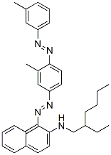 CAS 登录号：56358-10-2， N-(2-乙基己基)-1-[[3-甲基-4-[(3-甲基苯基)偶氮]苯基]偶氮]萘-2-胺