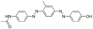 CAS#: 56395-29-0, N-[4-[[4-[(4-Hydroxyphenyl)Azo]-2-Methylphenyl]Azo]Phenyl]-Acetamide