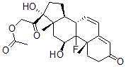 CAS#: 564-57-8, 6-Dehydrofluorocortisol Acetate