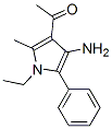 CAS 登录号:56464-20-1, 1-(4-氨基-1-乙基-2-甲基-5-苯基-1H-吡咯-3-基)乙酮