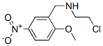 CAS#: 56538-01-3, 2-Chloro-N-[(2-Methoxy-5-Nitrophenyl)Methyl]Ethanamine