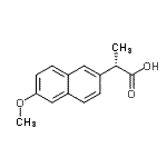 CAS 登录号：56547-15-0， (2S)-2-(6-甲氧基-2-萘基)丙酸