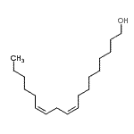 CAS 登录号：56555-00-1， (9Z,12Z)-9,12-十八碳二烯-1-醇