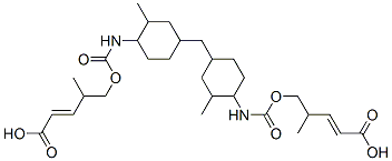 CAS#: 56558-21-5, Methylenebis[(2-Methyl-4,1-Cyclohexanediyl)Iminocarbonyloxy(1-Methyl-2,1-Ethanediyl)] Diacrylate