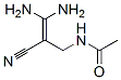 CAS 登录号：56563-14-5， N-(3,3-二氨基-2-氰基-2-丙烯-1-基)-乙酰胺