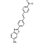 CAS#: 56564-40-0, 4-{2-[4-(6-Methyl-1,3-Benzoxazol-2-Yl)Phenyl]Vinyl}Benzoyl Chloride