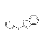 CAS#: 56576-88-6, (1E)-N-(1,3-Benzothiazol-2-Ylsulfanyl)-2-Propen-1-Imine