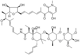 CAS 登录号：56592-32-6， 依罗霉素