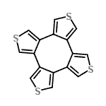 CAS#: 56598-43-7, Tristhieno[3',4':3,4;3'',4'':5,6;3''',4''':7,8]Cycloocta[1,2-c]Thiophene
