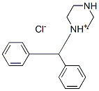 CAS 登录号：56609-03-1， 1-二苯甲基哌嗪鎓氯化物