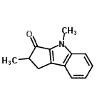 CAS 登录号：566149-87-9， 2,4-二甲基-1,4-二氢环戊烯并[b]吲哚-3(2H)-酮