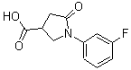 CAS 登录号：566154-63-0， 1-(3-氟苯基)-5-氧代-3-吡咯烷羧酸