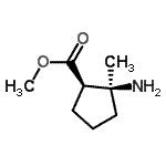 CAS 登录号：566156-03-4， 甲基(1R,2S)-2-氨基-2-甲基环戊烷羧酸酯