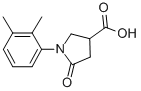 CAS 登录号：56617-46-0， 1-(2,3-二甲基-苯基)-5-氧代-吡咯烷-3-羧酸