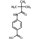 CAS#: 56619-97-7, 4-[(2,2-Dimethylpropanoyl)Amino]Benzoic Acid