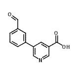 CAS#: 566198-34-3, 5-(3-Formylphenyl)Nicotinic Acid