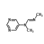 CAS 登录号：56622-02-7， N,N'-二甲基-N-5-嘧啶基亚氨代甲酰胺