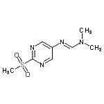 CAS#: 56622-05-0, N,N-Dimethyl-N'-[2-(methylsulfonyl)-5-pyrimidinyl]imidoformamide