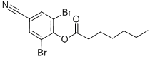 CAS#: 56634-95-8, Heptanoic acid 2,6-dibromo-4-cyanophenyl ester