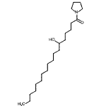 CAS 登录号：56666-42-3， 6-羟基-1-(1-吡咯烷基)-1-十八烷酮